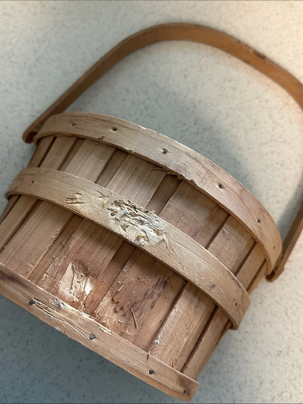 Rustic Wood Basket Set - Natural Brown Home Accents